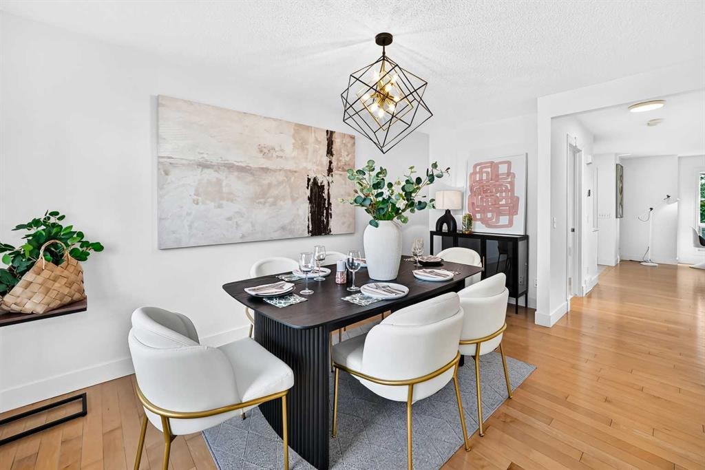 187 Arbour Meadows Close Nw, Calgary, AB - Indoor Photo Showing Dining Room