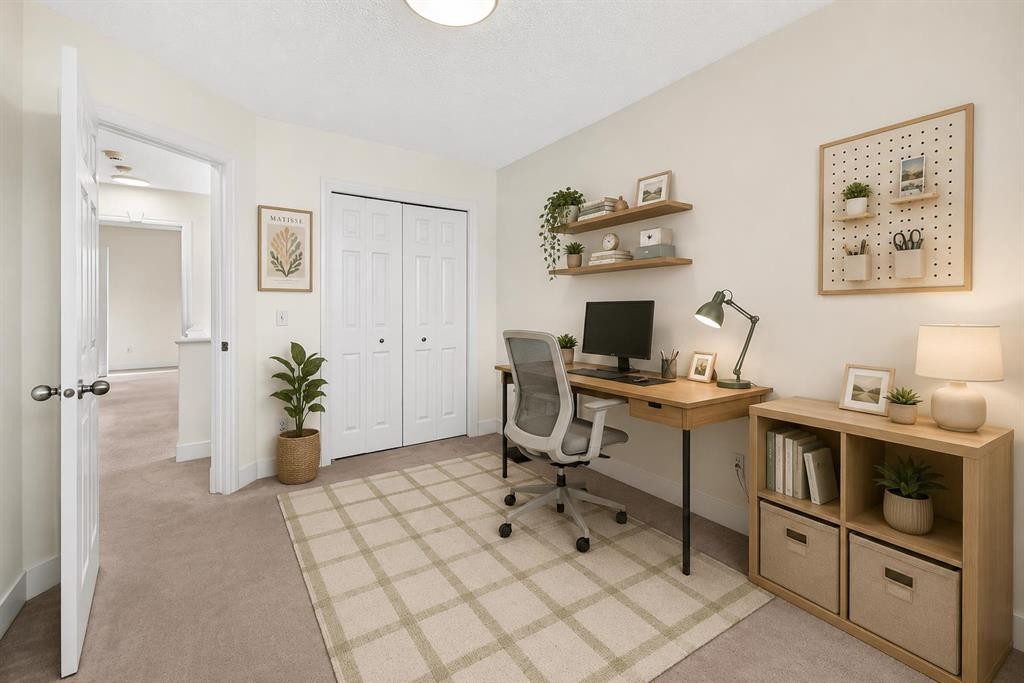 187 Arbour Meadows Close Nw, Calgary, AB - Indoor Photo Showing Office