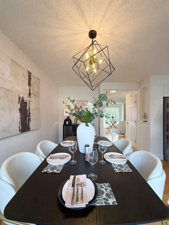 187 Arbour Meadows Close Nw, Calgary, AB - Indoor Photo Showing Dining Room