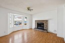 104 Falmere Way Ne, Calgary, AB  - Indoor Photo Showing Living Room With Fireplace 