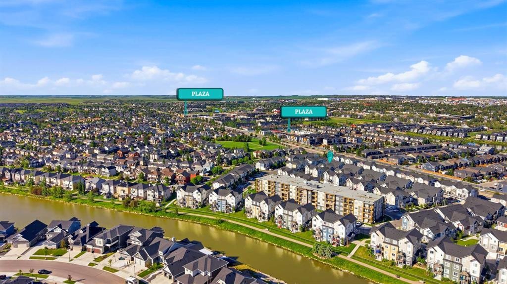 535 Canals Crossing Sw, Airdrie, AB - Outdoor With Body Of Water With View