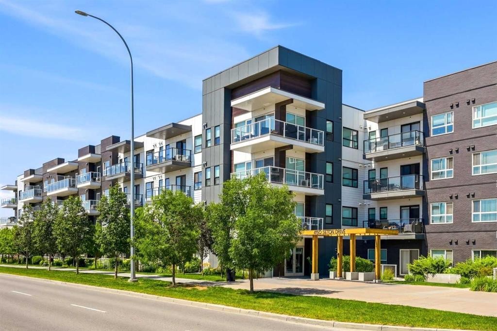 212-4150 Seton Drive Sw, Calgary, AB - Outdoor With Balcony