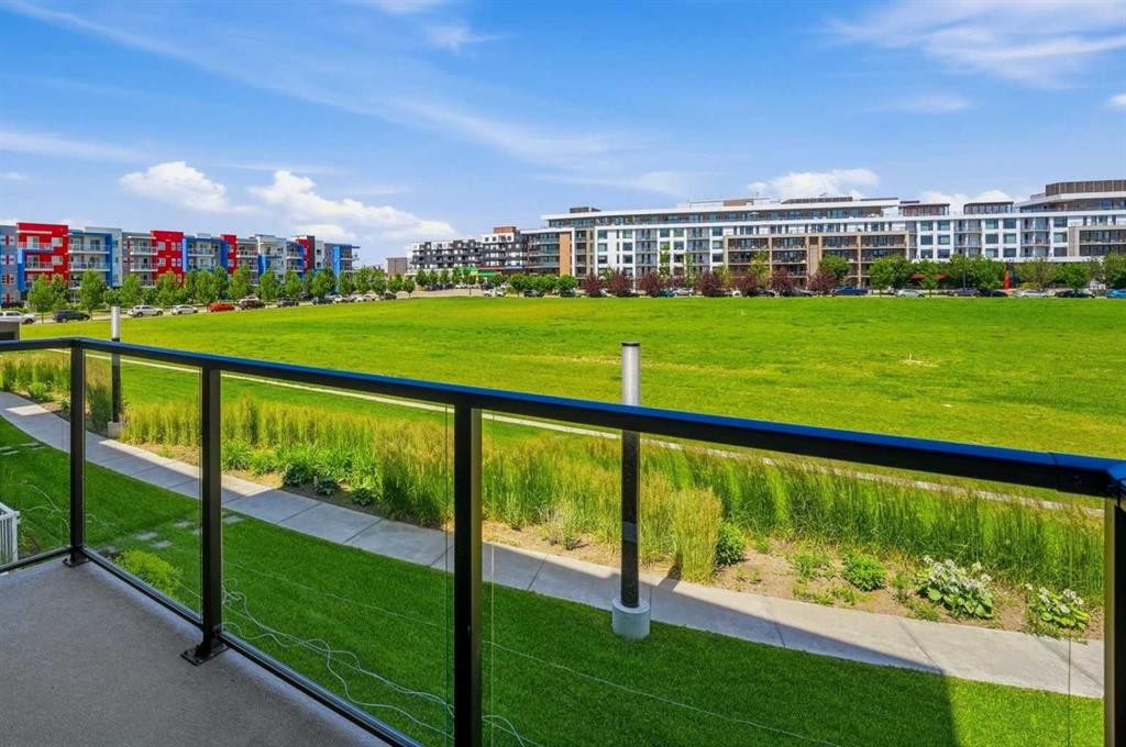 212-4150 Seton Drive Sw, Calgary, AB - Outdoor With Balcony With View