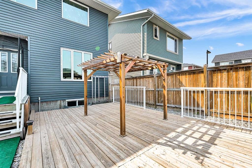 154 Redstone Common Ne, Calgary, AB - Outdoor With Deck Patio Veranda With Exterior