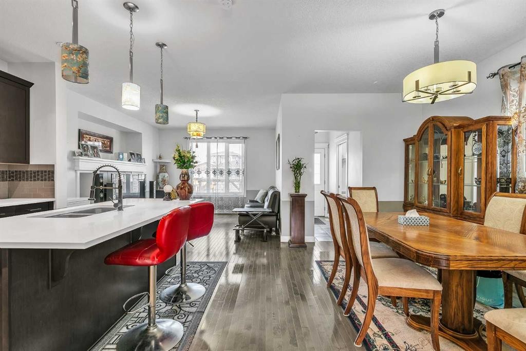 154 Redstone Common Ne, Calgary, AB - Indoor Photo Showing Dining Room
