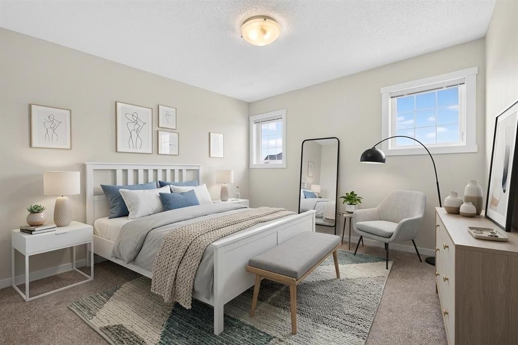 246 Cranbrook Square Se, Calgary, AB - Indoor Photo Showing Bedroom