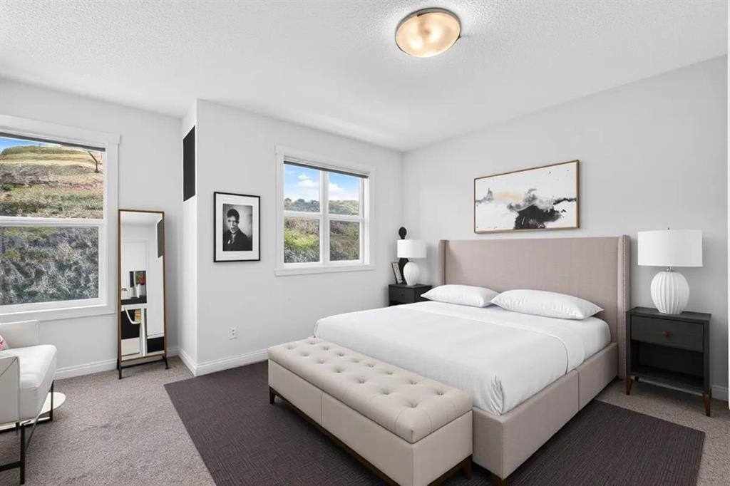 246 Cranbrook Square Se, Calgary, AB - Indoor Photo Showing Bedroom