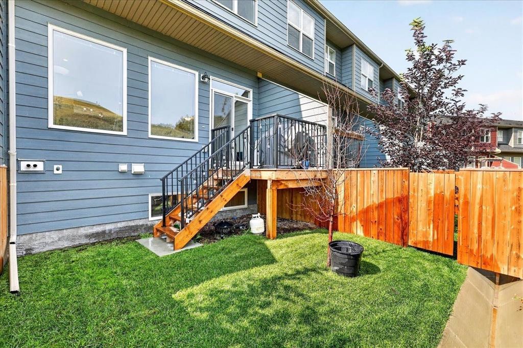 246 Cranbrook Square Se, Calgary, AB - Outdoor With Deck Patio Veranda
