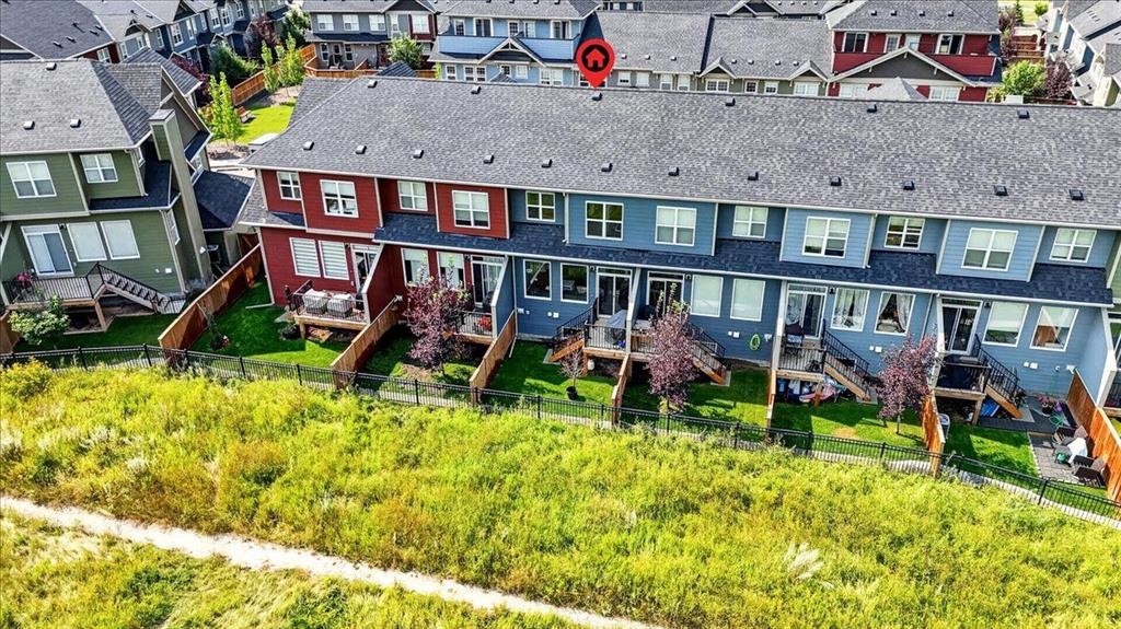 246 Cranbrook Square Se, Calgary, AB - Outdoor With Deck Patio Veranda