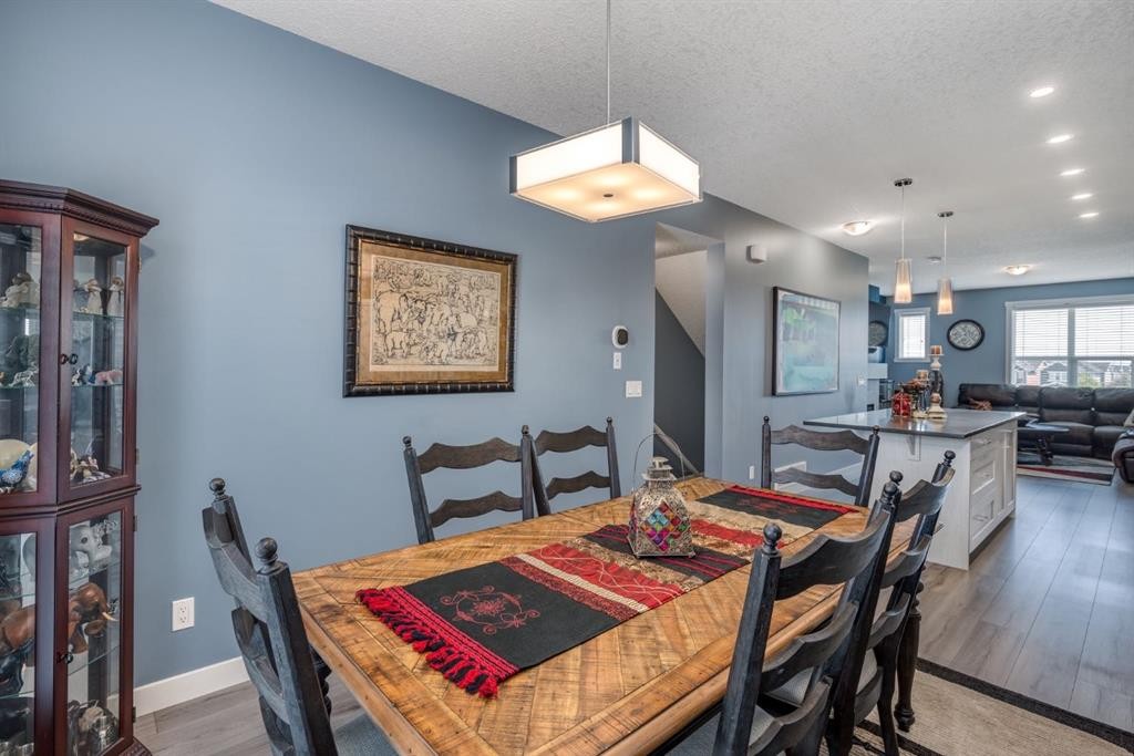258 Copperleaf Way Se, Calgary, AB - Indoor Photo Showing Dining Room