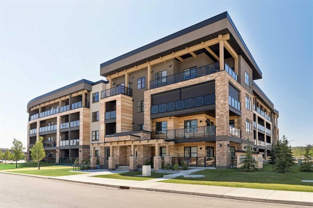 218-55 Wolf Hollow Crescent Se, Calgary, AB - Outdoor With Balcony With Facade