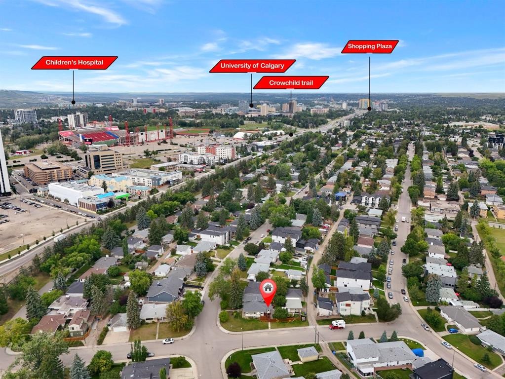 2204 Halifax Crescent Nw, Calgary, AB - Outdoor With View