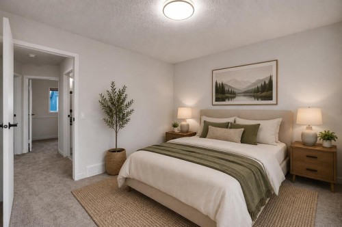 145 Bridleglen Road Sw, Calgary, AB - Indoor Photo Showing Bedroom