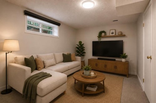 145 Bridleglen Road Sw, Calgary, AB - Indoor Photo Showing Living Room