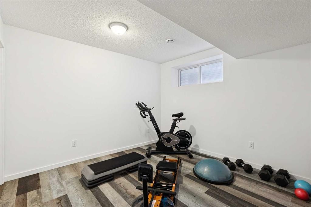 246 Mahogany Heights Se, Calgary, AB - Indoor Photo Showing Gym Room