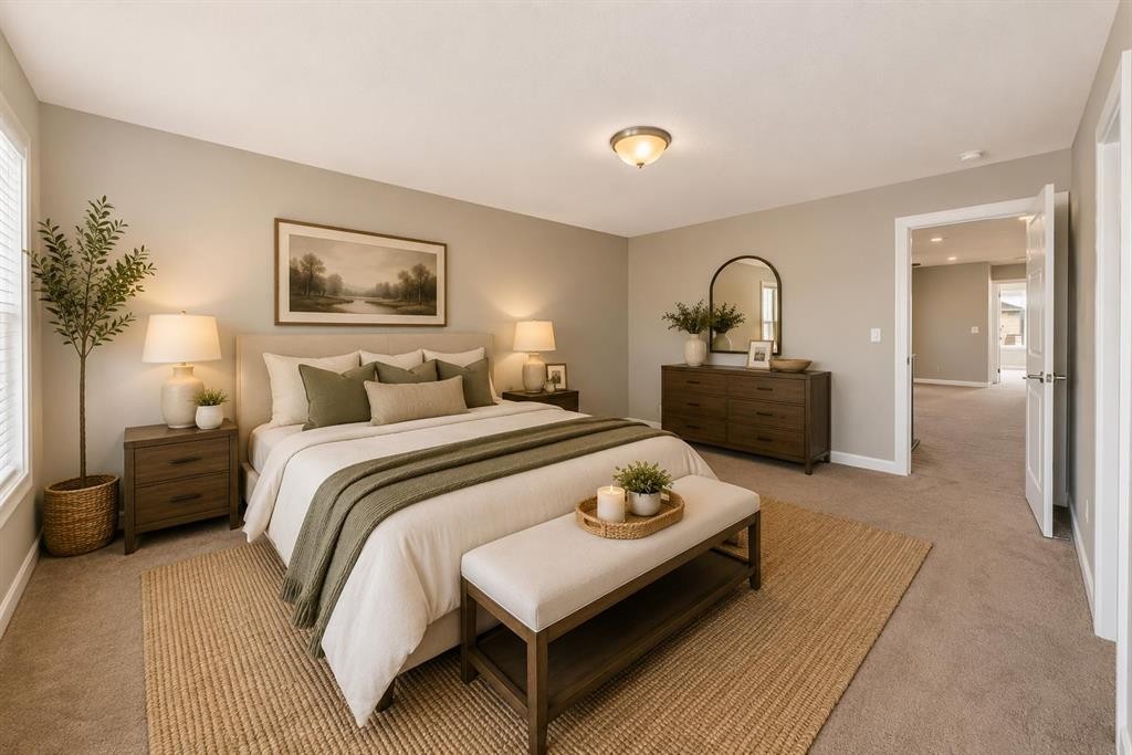 27 Redstone Heights Ne, Calgary, AB - Indoor Photo Showing Bedroom