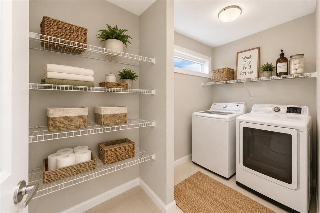 27 Redstone Heights Ne, Calgary, AB - Indoor Photo Showing Laundry Room