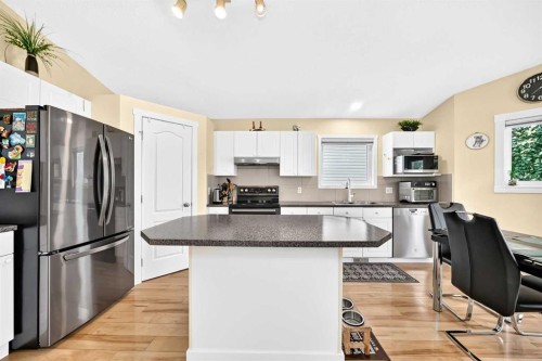 50 Somerside Manor Sw, Calgary, AB - Indoor Photo Showing Kitchen With Double Sink