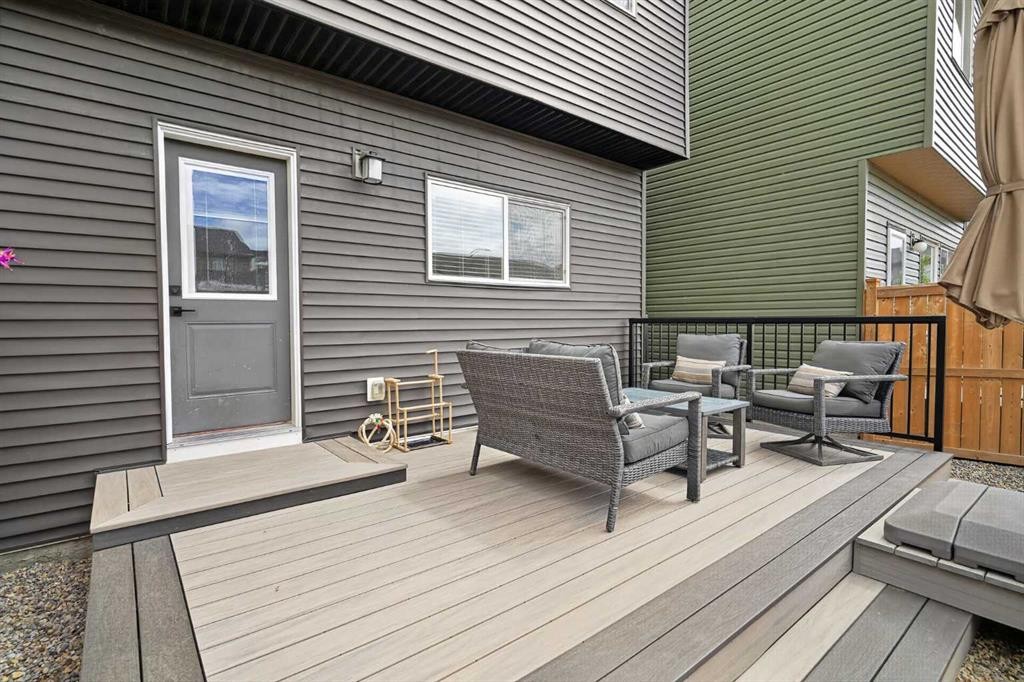374 Wolf Creek Manor Se, Calgary, AB - Outdoor With Deck Patio Veranda With Exterior