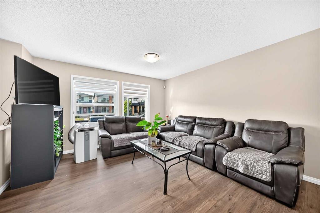 1108 Cornerstone Street Ne, Calgary, AB - Indoor Photo Showing Living Room