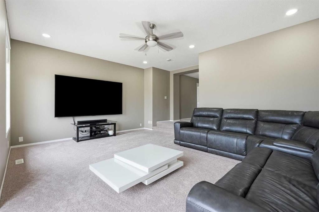 79 Nolanfield Court Nw, Calgary, AB - Indoor Photo Showing Living Room