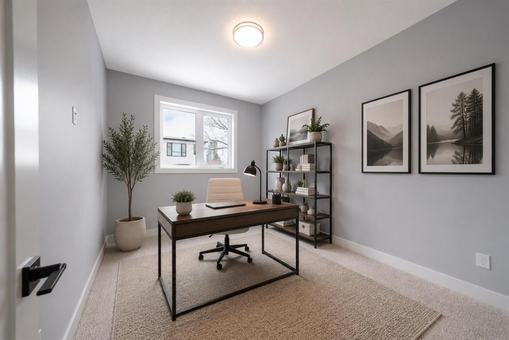 1415 27 Street Sw, Calgary, AB - Indoor Photo Showing Office