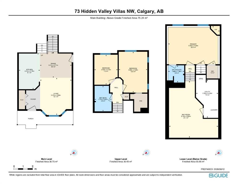 73 Hidden Valley Villas Nw, Calgary, AB