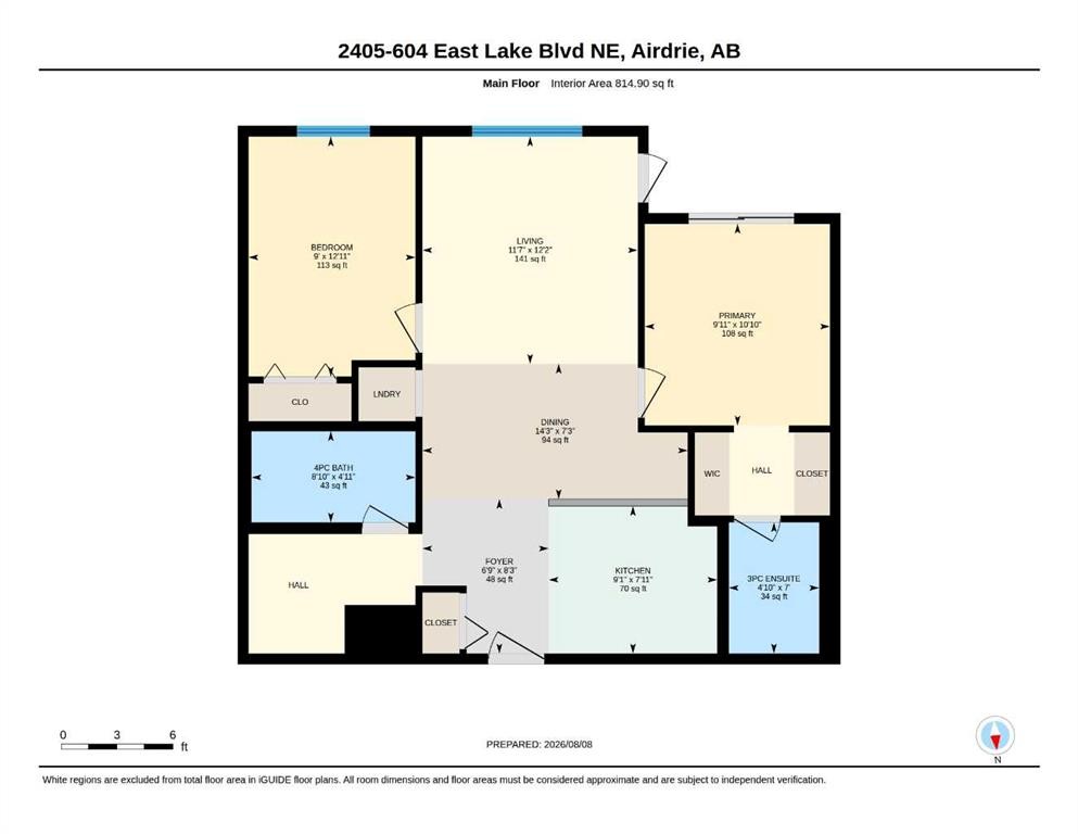 2405-604 East Lake Boulevard Ne, Airdrie, AB