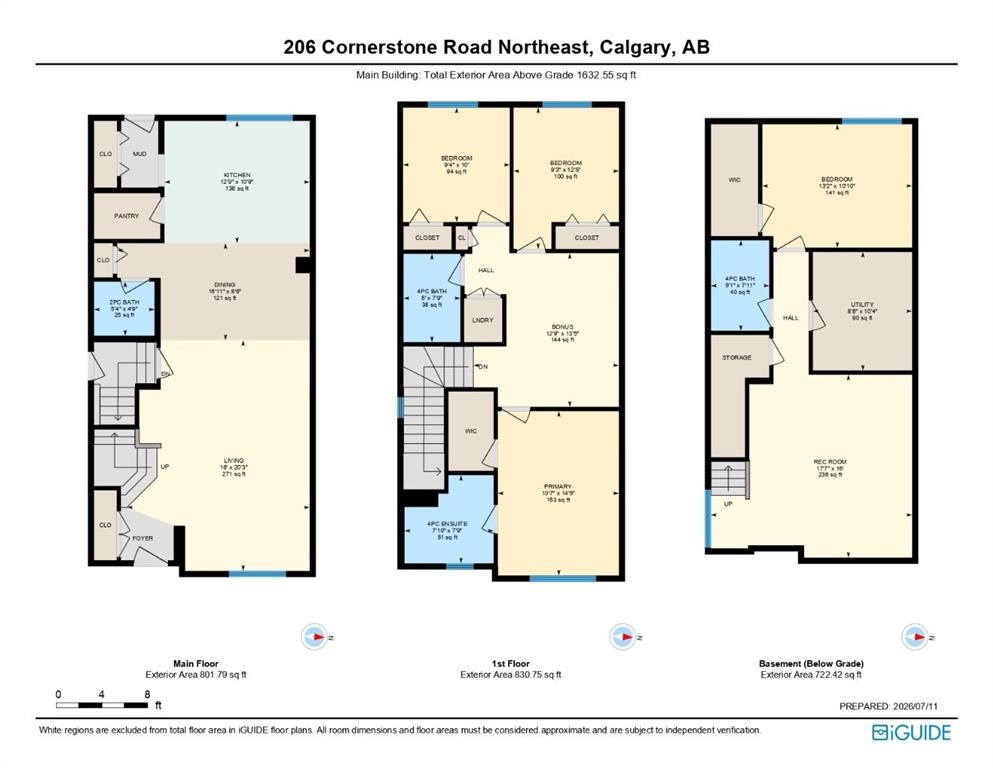 206 Cornerstone Road Ne, Calgary, AB