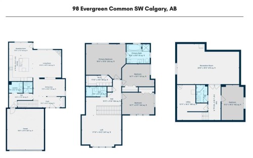 98 Evergreen Common Sw, Calgary, AB 