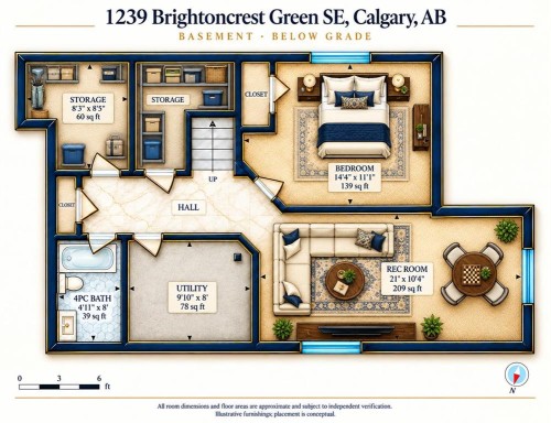1239 Brightoncrest Green Se, Calgary, AB 