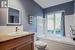 3pc bathroom with air jet bathtub with self-cleaning feature