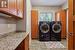 Large Laundry Room with Granite Countertops and Sink + Built-in Storage
