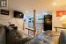 Lower Level Open Concept Living area/ Eating Nook/ Kitchen