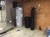 Hot water heater in partial basement