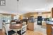 open concept living/dining