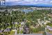 Birds eye view of property near Diver Lake and mountain views