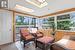 Sunroom featuring a wealth of natural light and skylights