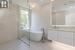 Soaker tub with DBL vanities