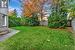 backyard with mature trees and fully fenced