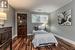 Bedroom featuring dark hardwood / wood-style flooring