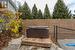 Wooden deck featuring a hot tub