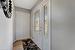 Foyer entrance featuring light hardwood / wood-style floors