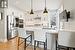 Chef's Renovated Kitchen with High-End Built-In Stainless Steel Appliances