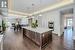 Large Contrasting Island in Gourmet Kitchen