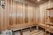 Spa-Inspired Three-Piece Bathroom with Sauna