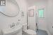 Powder Room Combined with Laundry