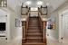 Custom walnut staircase