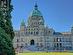 View of the Parliament Buildings in downtown Victoria