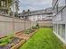 vegetable garden outside sunroom